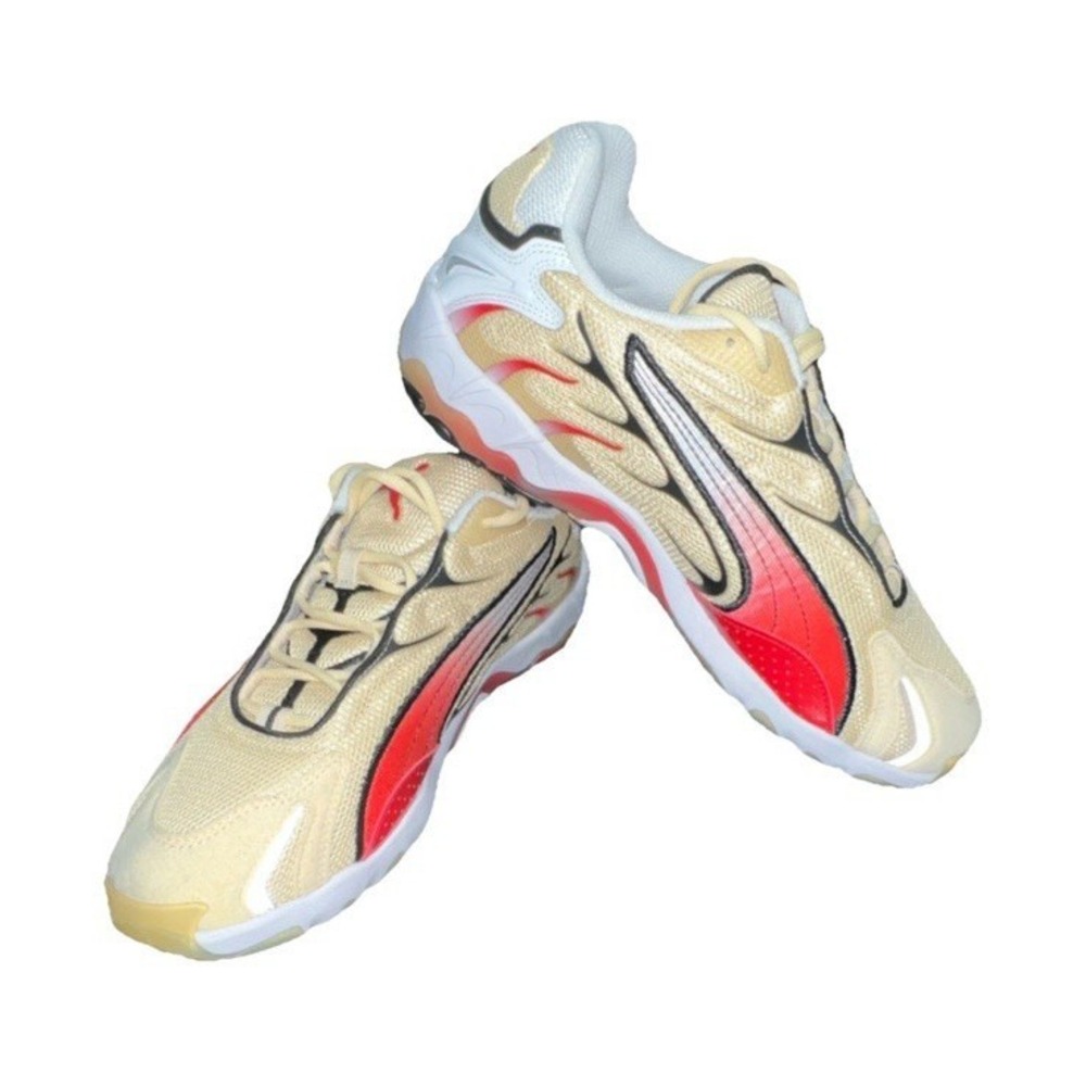 21N15- PUMA Inhale OG 403855-01 Summer Melon Red Low Top Lace Up Men's Sneakers